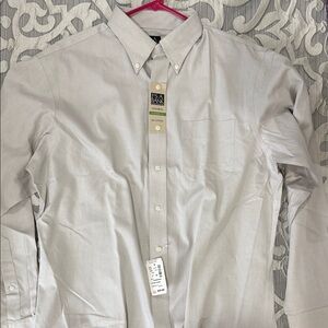 Uniqlo Men's Light Gray Dress Shirt